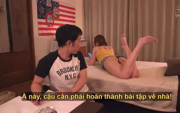 sex massage yoni ở nhà làm bài tập cũng không yên với nhỏ bạn thân chuyên “chăn chuối”